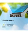 8W LED Solar Wandleuchte mit Sensor - 950lm, 3000K, IP65, 4000mAh Akku