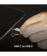 1m USB auf Type C Kabel - Schwarz, für Zuhause und Büro