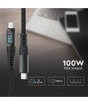 1m USB auf Type C Kabel - Schwarz, für Zuhause und Büro