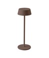 Wiederaufladbare LED Tischleuchte innen/außen - Corten, touch-dimmbar, IP54