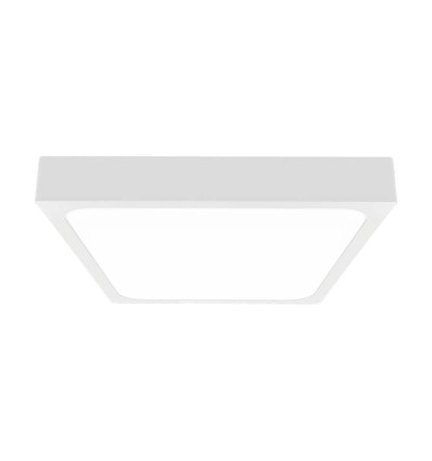 18W quadratische LED Deckenleuchte - IP44, 23x23cm, weißer Rand, kaltweiß, inkl. Leuchtmittel