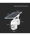HD Smart 4G Solar PTZ Kamera mit PIR Sensor - Full HD, 360° Pan-Tilt, weiß, inkl. Solarpanel