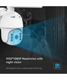 HD Smart 4G Solar PTZ Kamera mit PIR Sensor - Full HD, 360° Pan-Tilt, weiß, inkl. Solarpanel