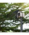 Außen WiFi PTZ Solar-Kamera - 360°, Full HD, IP65, schwarz