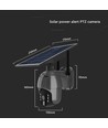 Außen WiFi PTZ Solar-Kamera - 360°, Full HD, IP65, schwarz