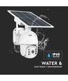 WiFi HD Smart Solar PTZ Kamera mit Solarzelle - 2MP, IP65, PIR Sensor, 360° Rotation, Smart Life App