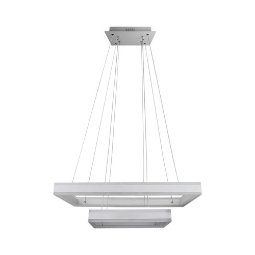 113W LED Kronleuchter, dimmbar - 6300lm, 3000K, Ø60cm, warmweiß, Triac Phasenanschnitt