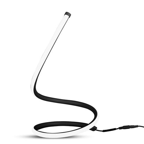 20W LED Designer Tischleuchte - Schwarz, 3000K, 1840lm, IP20 Innenbereich