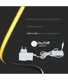 20W LED Designer Tischleuchte - Schwarz, 3000K, 1840lm, IP20 Innenbereich