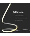 V-TAC LED Design Tischlampe 20W - EU-Stecker, Kabel + Schalter, 3000K, Weiß