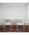 120cm 40W LED Lichtleiste mit Samsung Chip - Silver, 4000K, 120°, inkl. Seilaufhängung