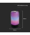 8W Smart RGB LED Tischleuchte - 5V, WiFi, dimmbar, kompatibel mit Alexa/Google Home, inkl. Netzteil
