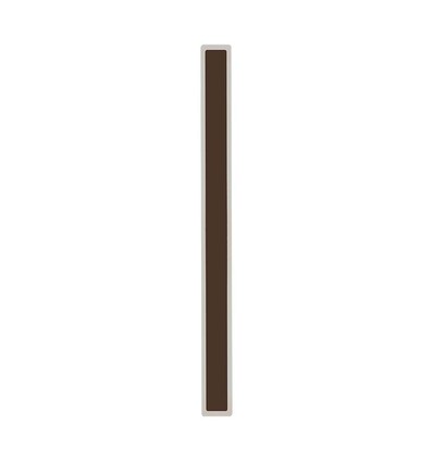 Wandleuchte länglich Corten, LED 17W - 4000K, IP65, für Innen- und Außenbereich geeignet.