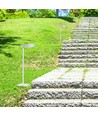 6W LED Wegeleuchte / Gartenlampe, RA90 - Weiß, IP65, 4000K, 102,5cm hoch, inkl. Leuchtmittel