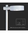6W LED Wegeleuchte / Gartenlampe, RA90 - Weiß, IP65, 4000K, 102,5cm hoch, inkl. Leuchtmittel