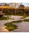 6W LED Gartenlampe, schwarz - IP54, 3000K, RA90, inkl. Leuchtmittel