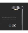 6W LED Gartenlampe, schwarz - IP54, 3000K, RA90, inkl. Leuchtmittel