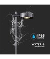 6W LED Gartenlampe, schwarz - IP54, 3000K, RA90, inkl. Leuchtmittel