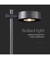 6W LED Gartenlampe, schwarz - IP54, 3000K, RA90, inkl. Leuchtmittel