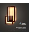 20W moderne LED Wandleuchte - Corten, 360°, 2400lm, IP20, 3000K, inkl. Leuchtmittel
