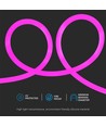 12W/m Neon Flex 24V - Pink, 10m Rolle