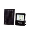 50W LED Solar Fluter - 4000K, IP65, inkl. Fernbedienung und Solarpanel