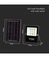 50W LED Solar Fluter - 4000K, IP65, inkl. Fernbedienung und Solarpanel