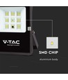 50W LED Solar Fluter - 4000K, IP65, inkl. Fernbedienung und Solarpanel