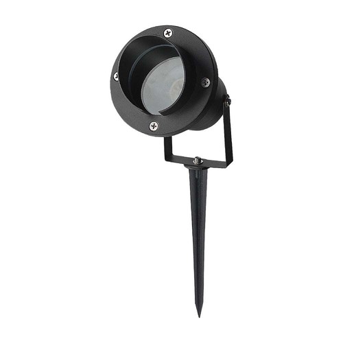 GU10 Gartenstrahler mit Erdspieß - Schwarz, Aluminium, IP65, ohne Leuchtmittel