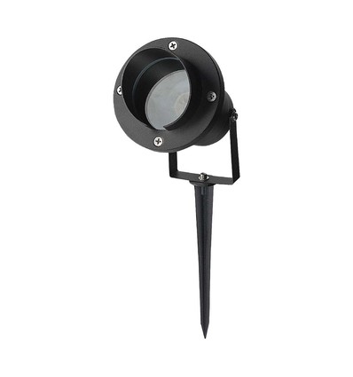 GU10 Gartenstrahler mit Erdspieß - Schwarz, Aluminium, IP65, ohne Leuchtmittel