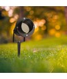 GU10 Gartenstrahler mit Erdspieß - Schwarz, Aluminium, IP65, ohne Leuchtmittel
