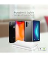 10000mAh Power Bank, 22.5W Fast Charger - Weiß, Aluminium, 2x USB, 1x Type-C, Li-Pol