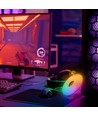 5W WiFi LED Ambiance Tischleuchte, RGB - Dimmbar, Smart Home, USB-C, 360 Grad Licht, weißer Kunststoff