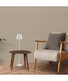 LED 4W Lampe - 4400mA, Batterie, 3000K, IP54, weißes Gehäuse