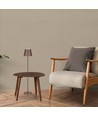 4W LED Stehleuchte, wiederaufladbar - IP54, Corten, Touch-dimmbar, höhenverstellbar 50-130cm, USB-Aufladung