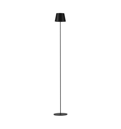4W LED Stehleuchte, wiederaufladbar - Touch-dimmbar, USB, IP54, schwarz, höhenverstellbar 50-130cm, inkl. Leuchtmittel