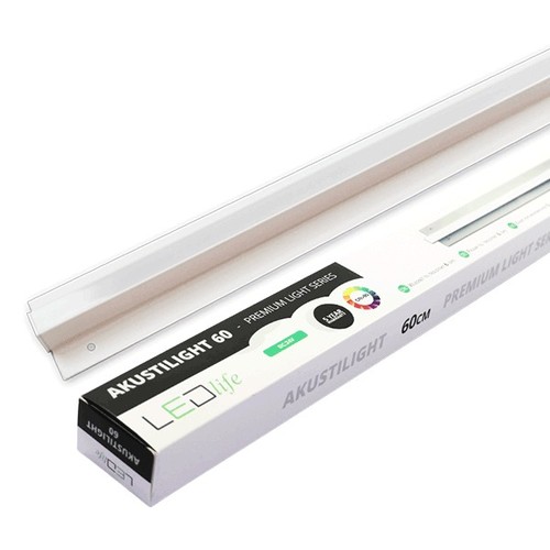 Outlet: 90 cm LED Troldtekt-Schiene - 27W, Akustilight, versenkt, 24V