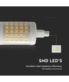 7W LED Kunststofflampe R7S - 3000K