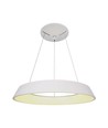 48W LED Designer Pendelleuchte, dimmbar - Ø48,5cm, 360 Grad, weiß, rund, inkl. Leuchtmittel