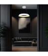 48W LED Designer Pendelleuchte, dimmbar - Ø48,5cm, 360 Grad, weiß, rund, inkl. Leuchtmittel