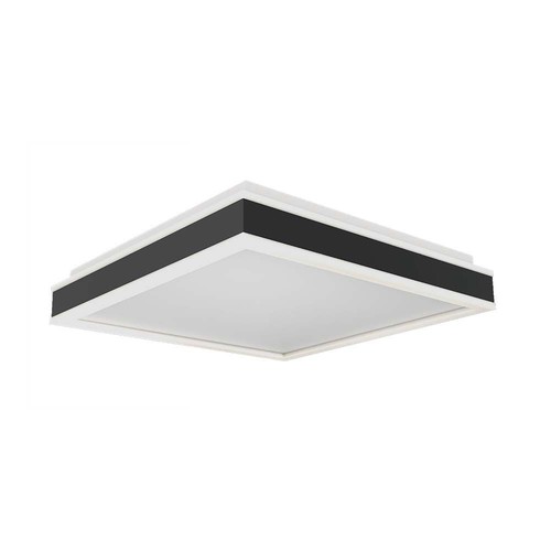 38W LED Designer Deckenleuchte - 4000K, 4000lm, IP20, schwarz/weiß, quadratisch/rund