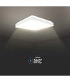 38W Designer LED-Deckenleuchte - 4000K, 400x400mm