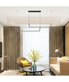 24W LED Hängeleuchte - Designer, 4000K, Schwarz
