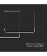 24W LED Hängeleuchte - Designer, 4000K, Schwarz