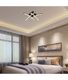 24W Designer LED Deckenleuchte - Schwarz, 3000K, Ø45cm, modernes Design, inkl. Leuchtmittel