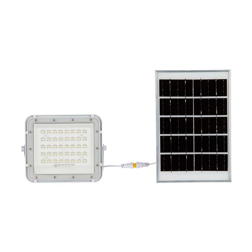 40W LED Solar Fluter - IP65, 4000K, inkl. Solarpanel und Fernbedienung