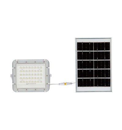 40W LED Solar Fluter - IP65, 4000K, inkl. Solarpanel und Fernbedienung