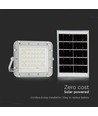 40W LED Solar Fluter - IP65, 4000K, inkl. Solarpanel und Fernbedienung