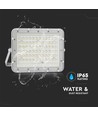 VT LED Solar Scheinwerfer 120W - 6400K, 12000 mAh Akku, 3m Kabel, Intelligente IR-Fernbedienung, Schnellladung, Weiß
