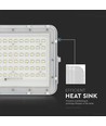 120W Solar LED Fluter mit 15W Panel - 1200lm, IP65, 4000K, inkl. Fernbedienung und 3m Kabel